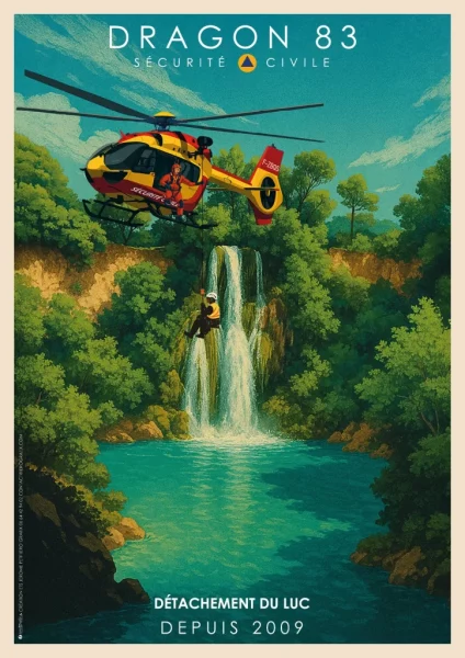 Affiches Sécurité civile 20_Le Luc