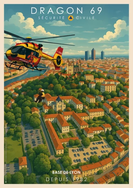 Affiches Sécurité civile 22_Lyon
