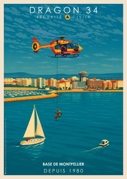 Affiches Sécurité civile 27_Montpellier