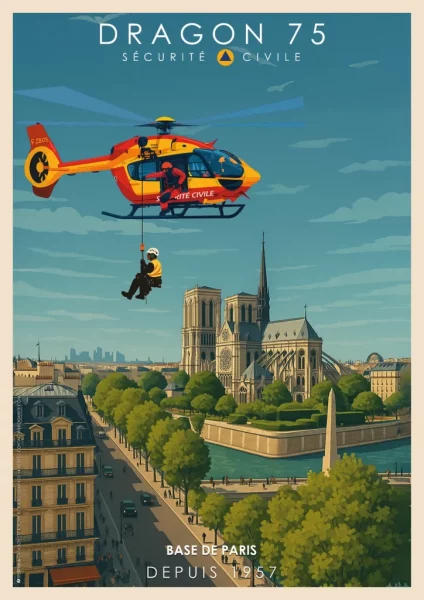 Affiches Sécurité civile 28_Paris