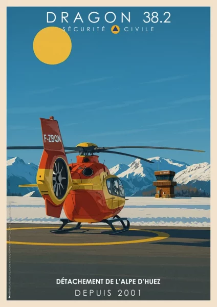 Affiches Sécurité civile 2_Alpe D'Huez