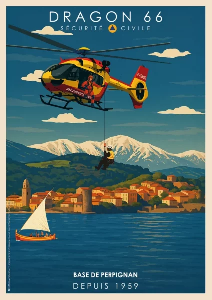 Affiches Sécurité civile 30_Perpignan