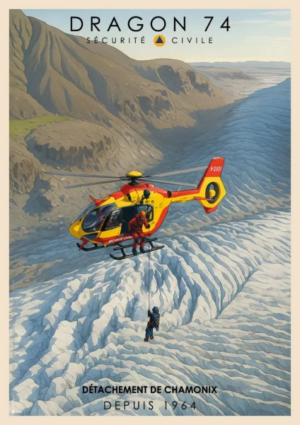 Affiches Sécurité civile 8_Chamonix