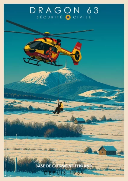 Affiches Sécurité civile 9_Clermont Ferrand