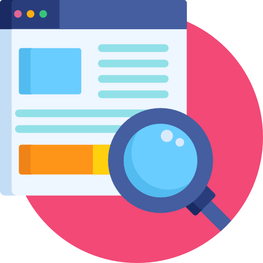 Icône référencement naturel SEO