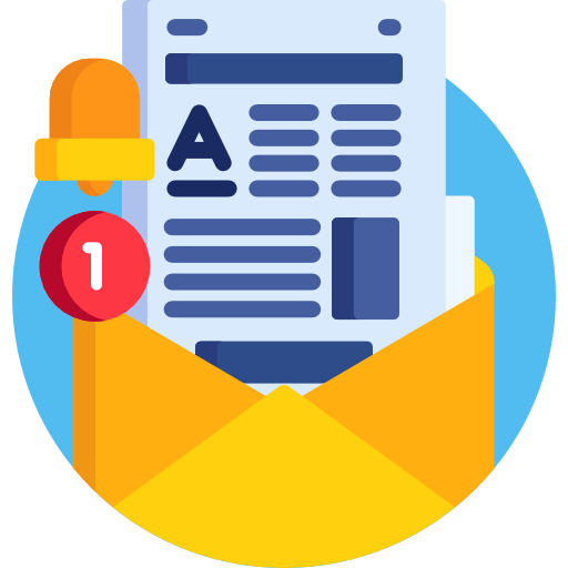 Icône newsletter
